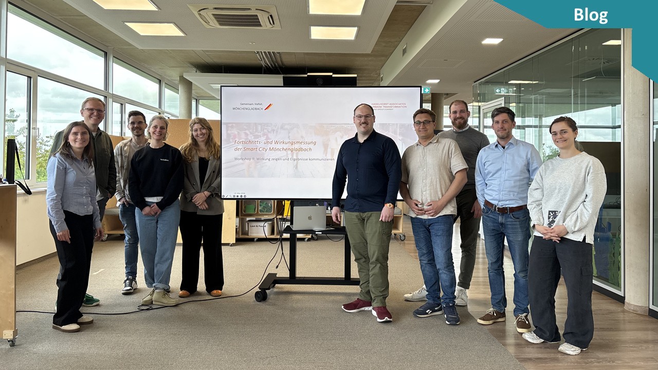 Gruppenfoto der Projektleitungen beim ersten Workshop zur Wirkungsmessung