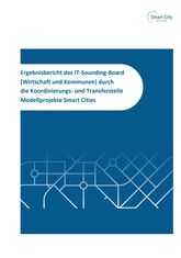 Titelbild einer Publikation in Blau mit dem Logo von Smart City Dialog