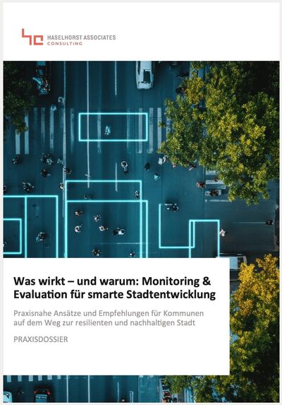 Cover zur Studie "Was wirkt zur Abstimmung – und warum: Monitoring und Evaluation für smarte Stadtentwicklung" 
