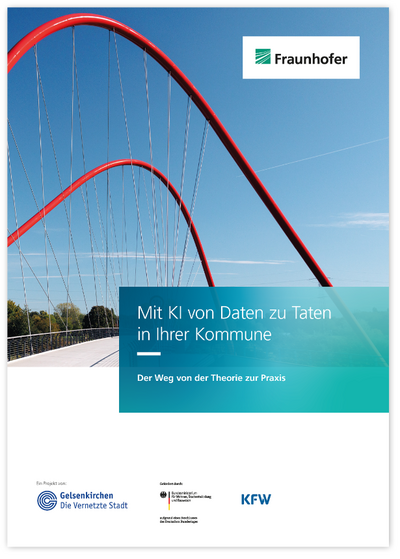 Cover der Studie "Mit KI von Daten zu Taten in Ihrer Kommune"