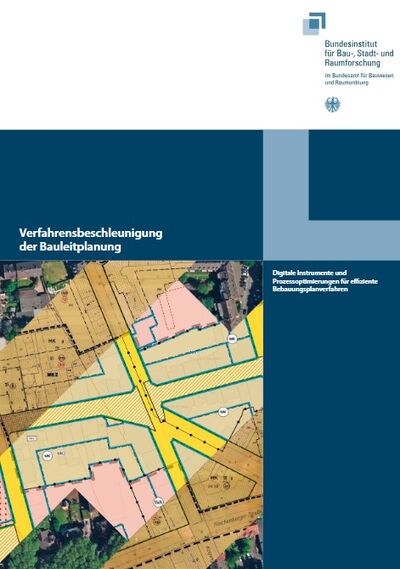 Cover der Studie "Verfahrensbeschleunigung der Bauleitplanung"