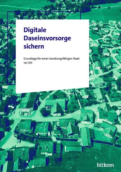 Cover des Positionspapiers "Digitale Daseinsvorsorge sichern"