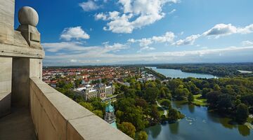 Ausblick von der Rathauskuppel